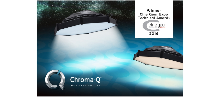 Chroma-Q Space Force LED Wins Best Lighting Product at Cine Gear Expo Technical Awards